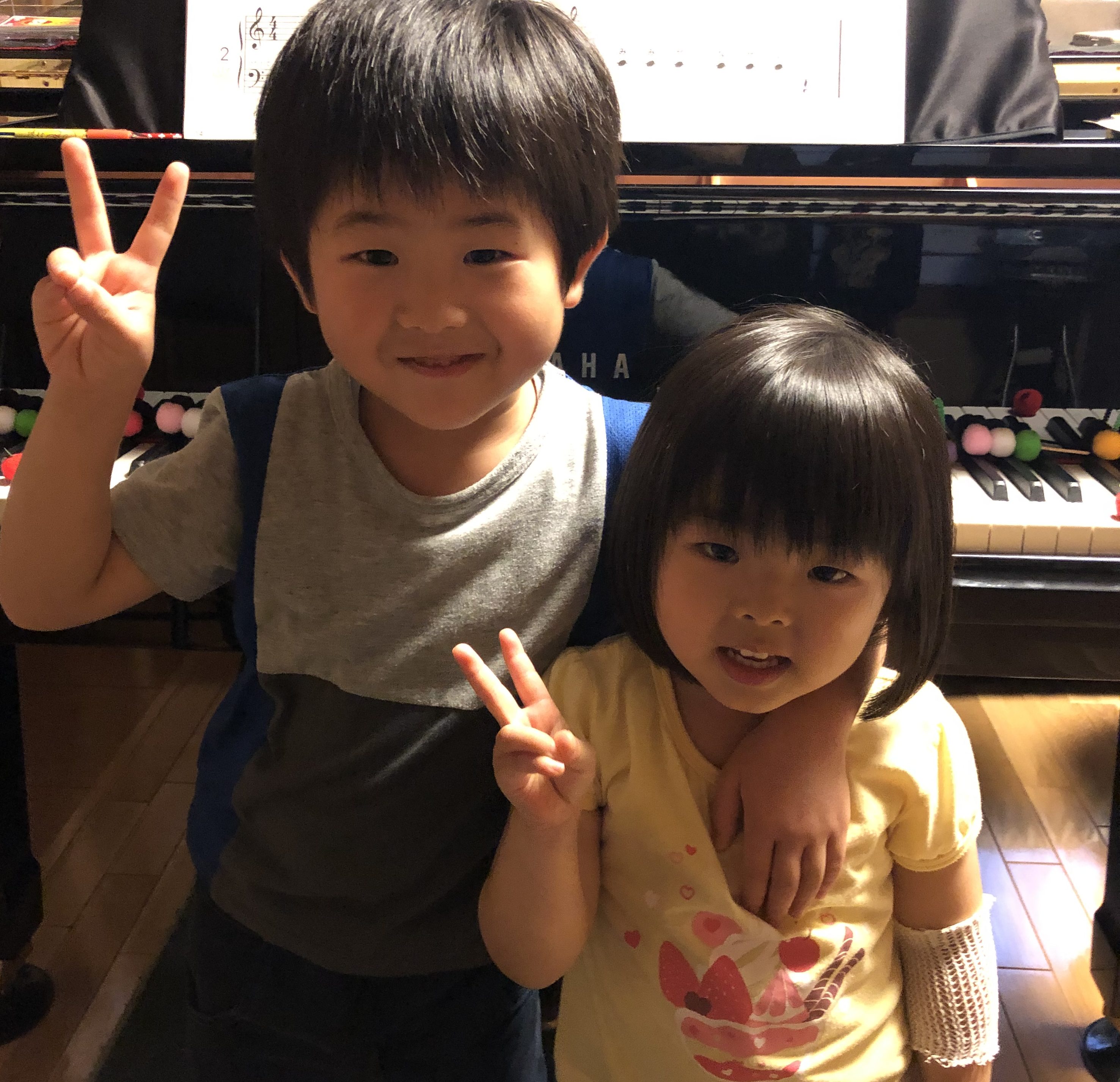 栃木県足利市小俣町のピアノスクール笛吹坂ピアノ教室の3歳からのピアノレッスン導入コース